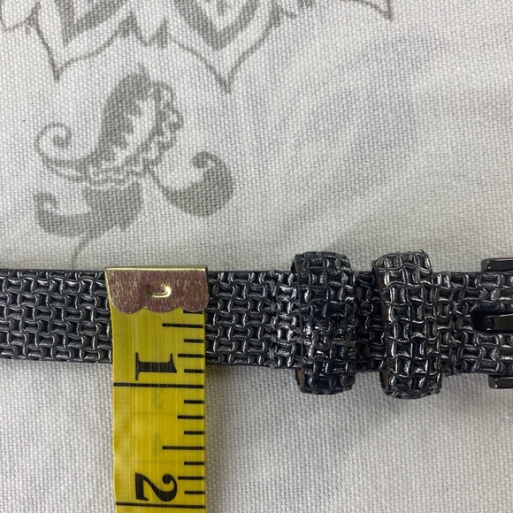 Vintage WCM New York Italian
Calfskin Leather Belt Grey Size Small - Picture 3 of 6